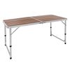 Mesa Plegable De Camping 120 X 60 X 55/63/70cm Ecd Germany