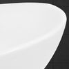 Lavabo Ovalado Cerámica 590 X 390 X 200 Mm Blanco Ecd Germany