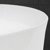 Lavabo Cerámico Ovalado 605 X 380 X 125 Mm Blanco Ecd Germany