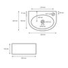 Lavabo Sobre Encimera Ovalado Con Agujero Conexión Ecd Germany