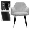 2x Juego Sillones De Comedor Gris Ecd Germany