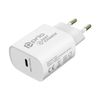 Cargador De Red Compacto Usb-c 3a Power Delivery 20w Carga Rápida Prio Blanco