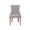 Clp Silla De Comedor Aberdeen En Tela Gris 58x55x92 Cm