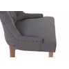 Clp Silla De Comedor Aberdeen En Tela Gris Oscuro 58x55x92 Cm