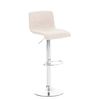 Clp Taburete De Bar Hoover En Tela Crema 36x39x84 Cm