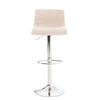 Clp Taburete De Bar Hoover En Tela Crema 36x39x84 Cm