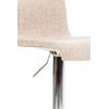 Clp Taburete De Bar Hoover En Tela Crema 36x39x84 Cm