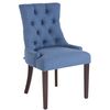 Clp Silla De Comedor Aberdeen En Tela Azul 58x55x92 Cm