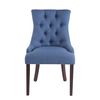 Clp Silla De Comedor Aberdeen En Tela Azul 58x55x92 Cm