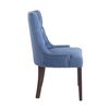 Clp Silla De Comedor Aberdeen En Tela Azul 58x55x92 Cm