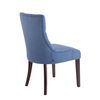 Clp Silla De Comedor Aberdeen En Tela Azul 58x55x92 Cm