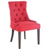 Clp Silla De Comedor Aberdeen En Tela Rojo 58x55x92 Cm