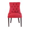 Clp Silla De Comedor Aberdeen En Tela Rojo 58x55x92 Cm