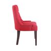 Clp Silla De Comedor Aberdeen En Tela Rojo 58x55x92 Cm