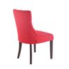 Clp Silla De Comedor Aberdeen En Tela Rojo 58x55x92 Cm