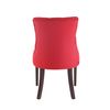 Clp Silla De Comedor Aberdeen En Tela Rojo 58x55x92 Cm