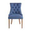 Clp Silla De Comedor Aberdeen En Tela Azul 58x55x92 Cm