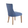 Clp Silla De Comedor Aberdeen En Tela Azul 58x55x92 Cm