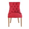 Clp Silla De Comedor Aberdeen En Tela Rojo 58x55x92 Cm