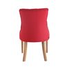 Clp Silla De Comedor Aberdeen En Tela Rojo 58x55x92 Cm