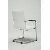 Clp Set 2 Sillas De Conferencia Seattle Simil Cuero Blanco 60x56x92 Cm