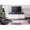 Mueble Tv Kolz Blanco Mate 180 Cm Sin-