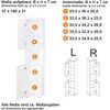 Columna De Baño 2 Puertas Roble Claro Kelia 37 Cm