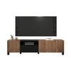 Mueble De Tv 3 Puertas, 1 Abatible Y 1 Nicho L185 Cm - Kendo