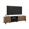 Mueble De Tv 3 Puertas, 1 Abatible Y 1 Nicho L185 Cm - Kendo