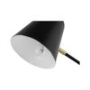 Lámpara De Mesa De Metal Negro 56 Cm Brazo Regulable Acabado Mate Pantalla Industrial Bicolor Horton - Negro