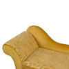 Mini Chaise Longue De Terciopelo Amarillo Izquierdo Biarritz