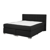 Cama Continental Tapizada Negra 140x200 Cm Admiral