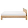 Cama De Madera De Pino Clara 160 X 200 Cm Con Estructura Y Cabecero Royan - Madera Clara