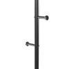 Perchero De Metal Negro 175 X 50 Cm Independiente Para Chaquetas Accesorios Pasillo Benton - Negro