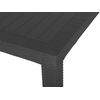 Conjunto De Comedor De Jardín Gris Con Mesa Rectangular 6 Plazas Fossano - Gris