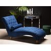 Chaise Longue Tapizado Azul Muret