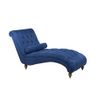 Chaise Longue Tapizado Azul Muret