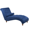 Chaise Longue Tapizado Azul Muret