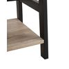 Estante Tipo Escalera Efecto Madera Clara Y Negra 163 X 64 Cm Estantería Inclinada De 5 Niveles Croydon - Madera Clara