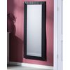 Espejo De Pared Negro 50 X 130 Cm Marco Moderno Para Salón Pasillo Draveil - Negro