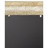 Espejo De Pared Dorado Con Marco Decorativo Cuadrado 60 Cm Plerin - Dorado