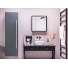 Mueble De Pared Para Baño Mdf Gris 132 X 40 Cm Con 4 Estantes Mataro - Gris