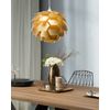 Lámpara De Techo Moderna Con Diseño Floral Pantalla Geométrica Dorada Pequeña Segre - Dorado