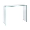 Consola Transparente 90 X 30 Cm Rectangular Minimalista Kendall - Transparente