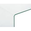 Consola Transparente 90 X 30 Cm Rectangular Minimalista Kendall - Transparente