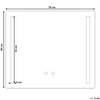 Espejo De Pared Led 60x70 Cm Lirac