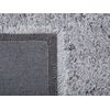 Alfombra Peluda Gris Claro De Pelo Largo 140 X 200 Cm Rectangular Con Mechones De Algodón Cide - Gris