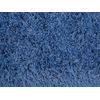 Alfombra Peluda Azul De Pelo Largo 160 X 230 Cm Rectangular Con Mechones De Algodón Cide - Azul