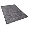 Alfombra De Viscosa Gris Y Plateado 140 X 200 Cm Para Salón Esel - Gris