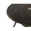 Mesa De Comedor De Jardín De Aluminio Marrón Redonda Ø 100 Cm Estilo Vintage Sapri - Marrón